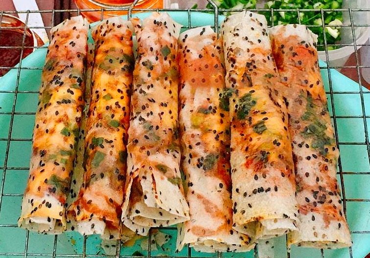 Bánh tráng nướng mắm ruốc