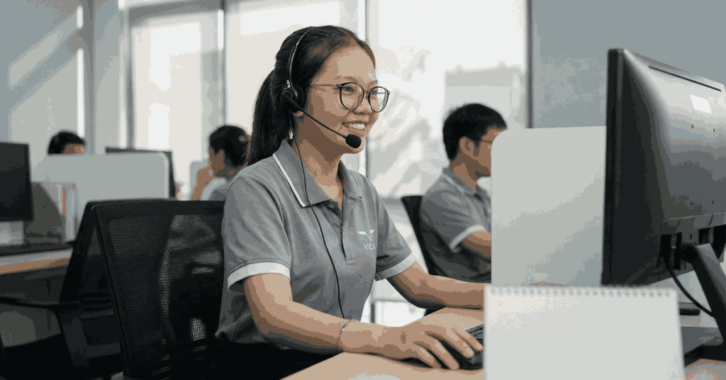 Dịch vụ khách hàng chu đáo, đa ngôn ngữ